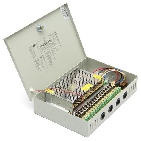 security camera power supply distribution box|power supply for cameras 12v.